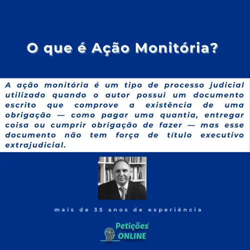 Petições Online - O Que É Ação Monitória ?