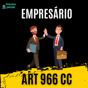 Art 966 CC Empresário