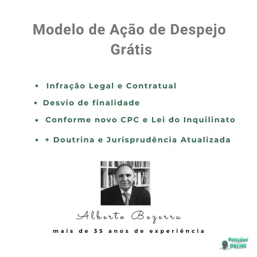 Modelo de Peti&ccedil;&atilde;o Inicial de A&ccedil;&atilde;o de Despejo