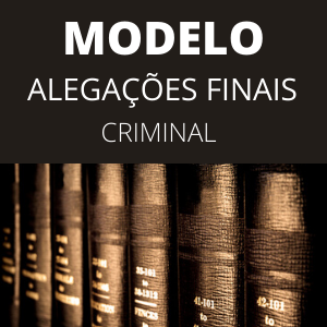 Modelo de alegações finais criminal - Crime de receptação