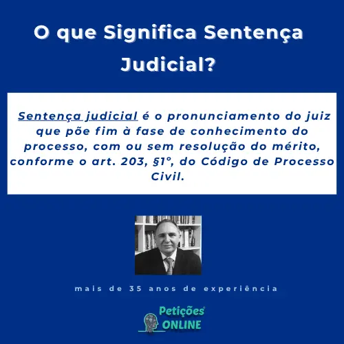 Petições Online: O que é sentença judicial?