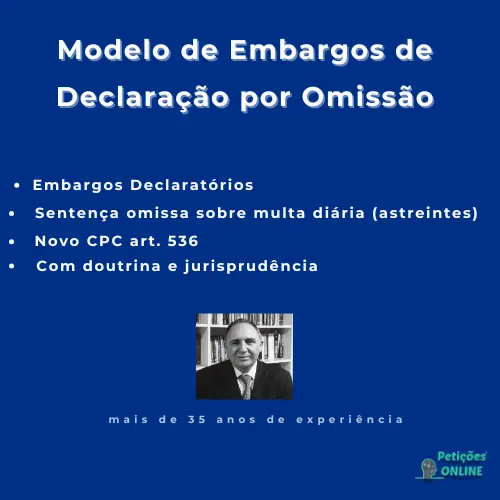 Autor Peti&ccedil;&otilde;es Online&reg; - Embargos de Declara&ccedil;&atilde;o Por Omiss&atilde;o