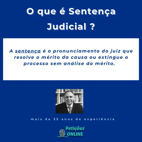 Petições Online - O que é sentença ?