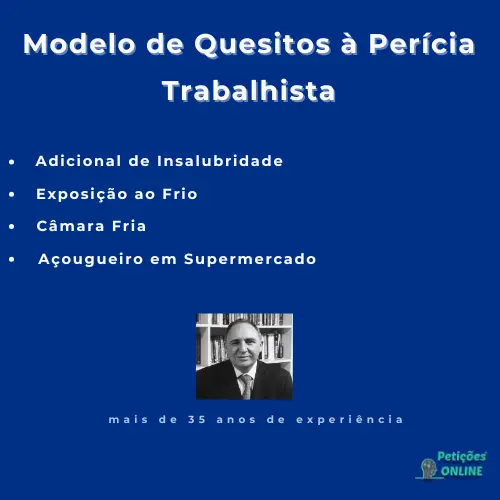Autor Peti&ccedil;&otilde;es Online&reg; - Quesitos Per&iacute;cia C&acirc;mara Fria