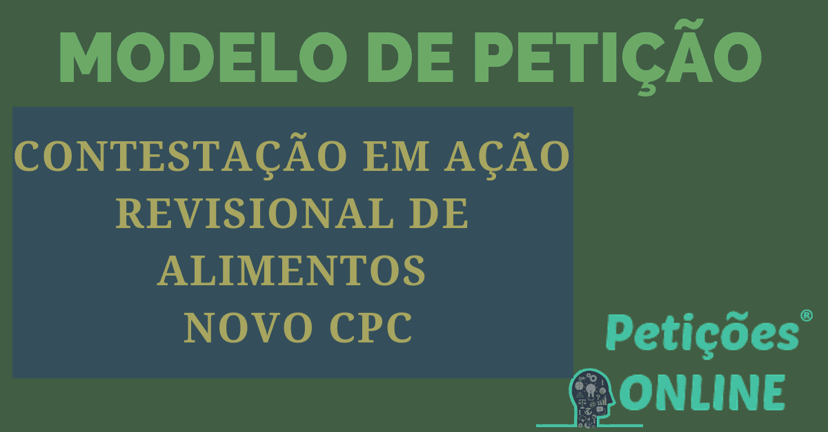 Contestação alimentos trinômio