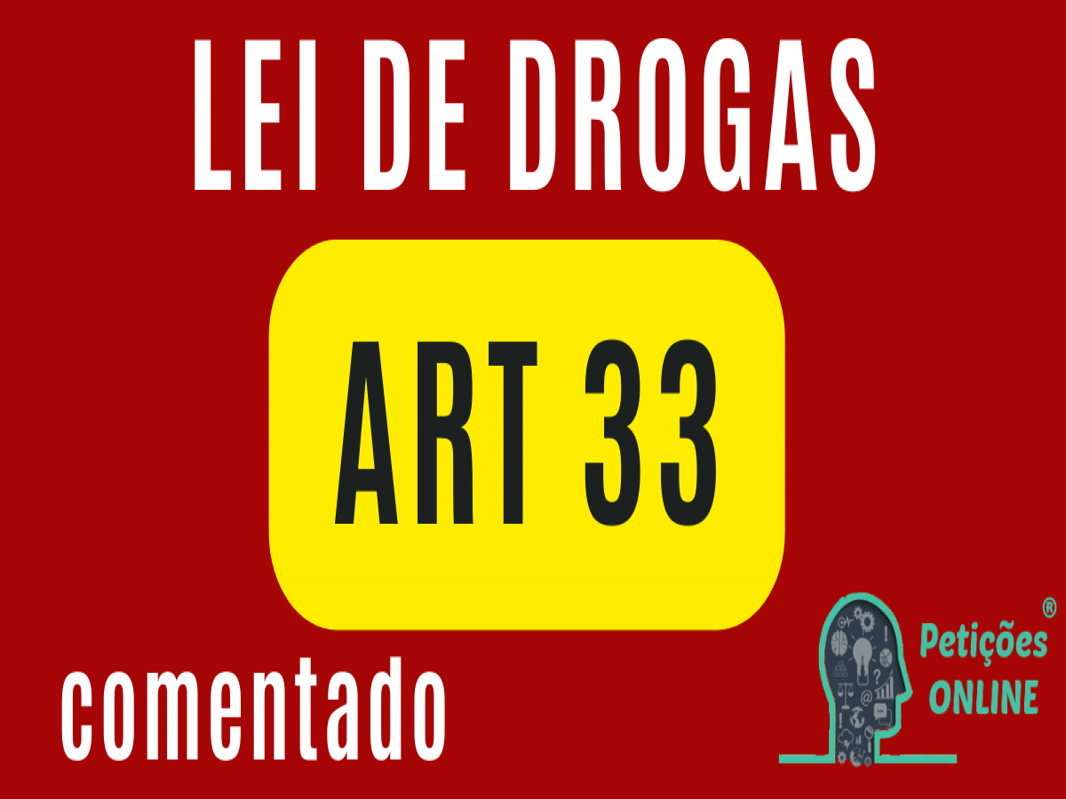 Quantos verbos têm o artigo 33 da lei de drogas?